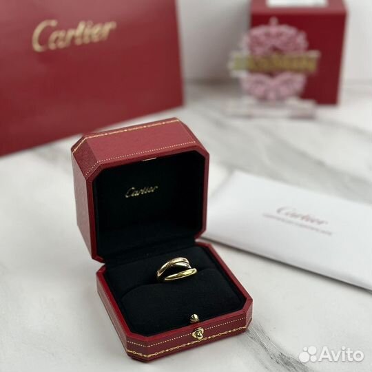 Cartier trinity кольцо все размеры