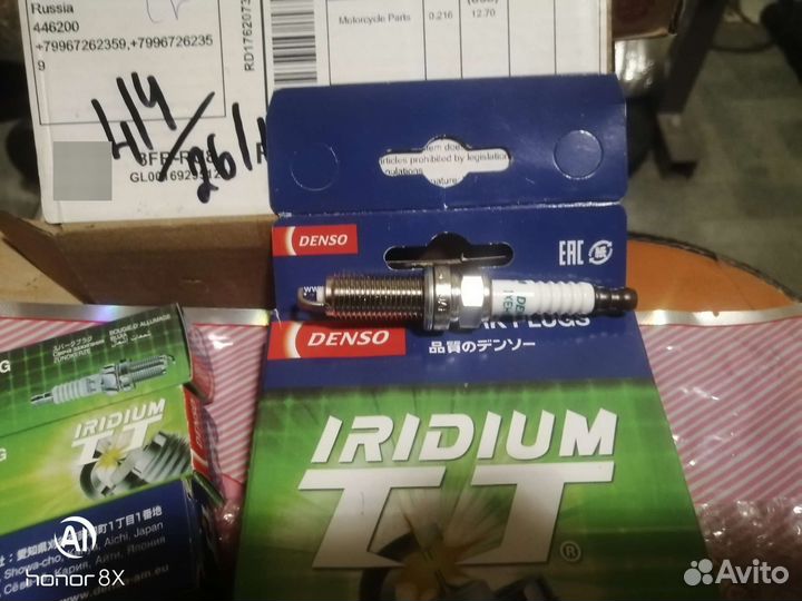 Иридевые свечи Honda комплект 4шт диаметром 12мм