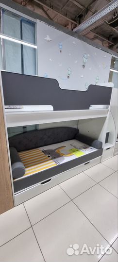 Двухъярусная кровать/двухспальная кровать