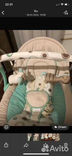 Детские электронные качели