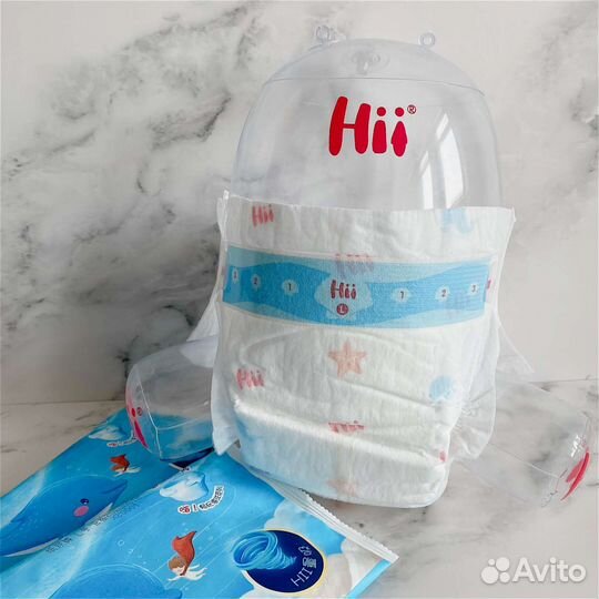 Подгузники размер L 4