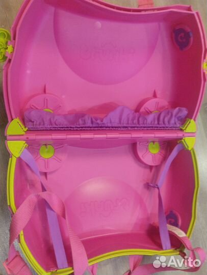 Детский чемодан каталка trunki