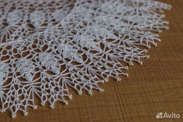 Кружевной воротник ручная работа
