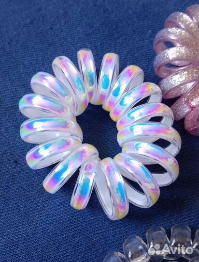 Резинки-пружинки для волос. 12 штук