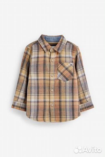 Рубашка в клетку 110-116 Next