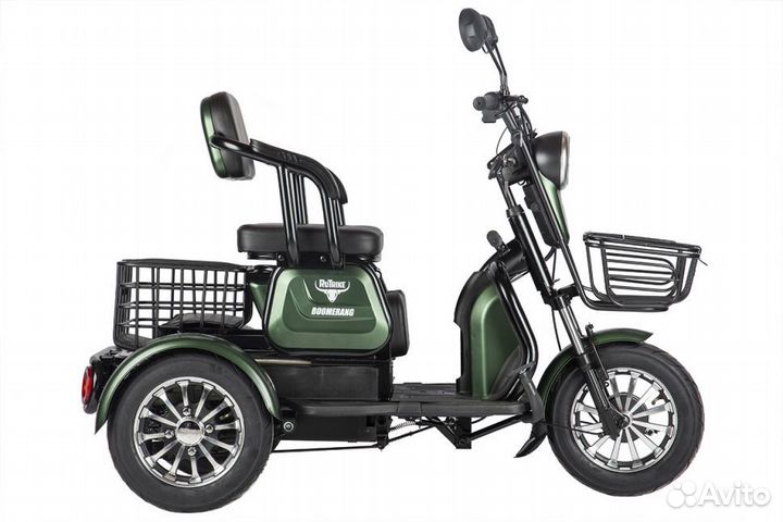 Трицикл электрический Rutrike Бумеранг