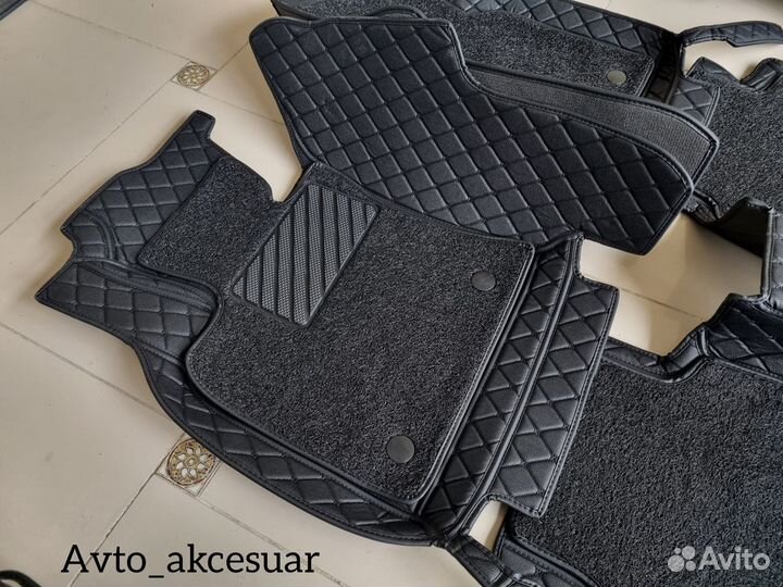 5D Ковры Камри V70 V55 / Camry 70 - Rav4 Черные