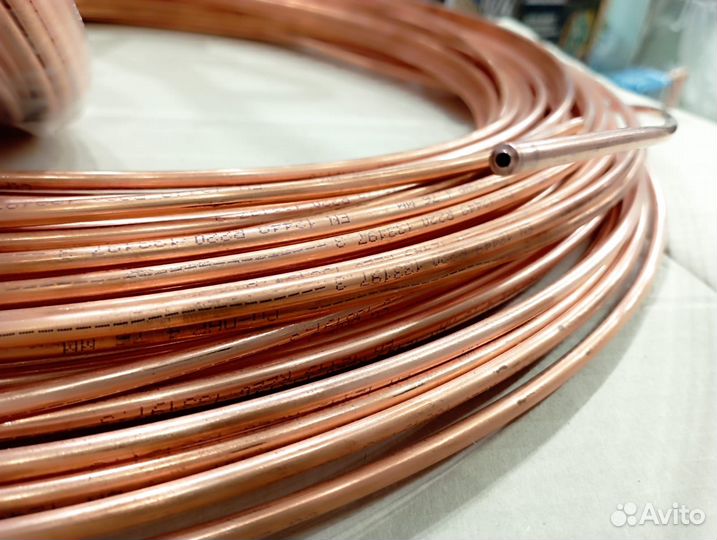Трубка тормозная Медная 4,75 мм. Бухта 18 метров