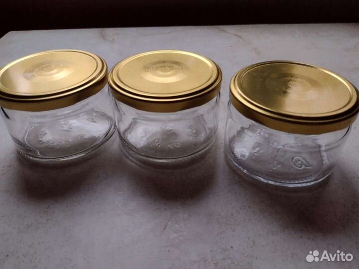 Баночки 0,25 и 0,5 с крышками
