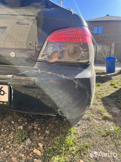 Задний бампер impreza WRX
