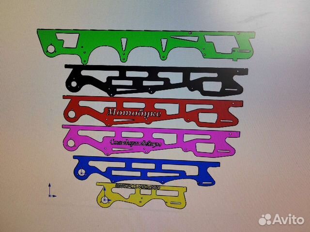 Боковины для рамы мотобуксировщика, мотособаки