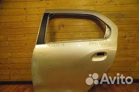 Дверь задняя левая на рено логан