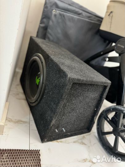 Сабвуфер machete 12 и усилитель magnum Mr 1.500