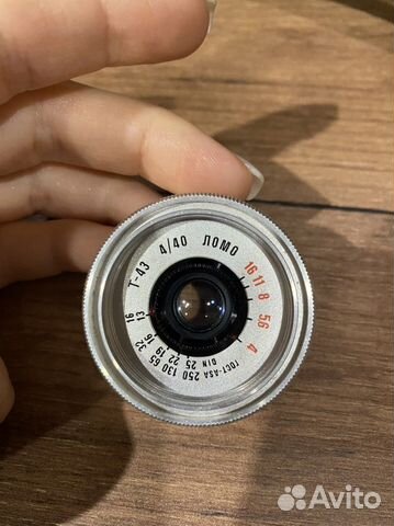 Объектив ломо т-43 4/40