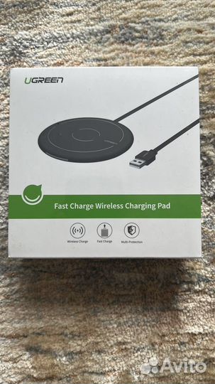 Быстрая беспроводная зарядка ugreen