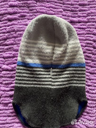 Шапка шлем на мальчика демисезонный