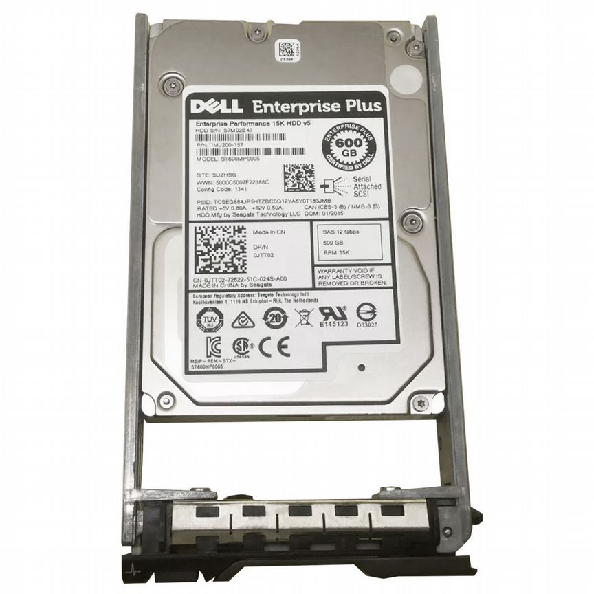 [0JTT02] Жесткий Диск Dell 1mj200-157 600gb Sas 2.5" Hdd