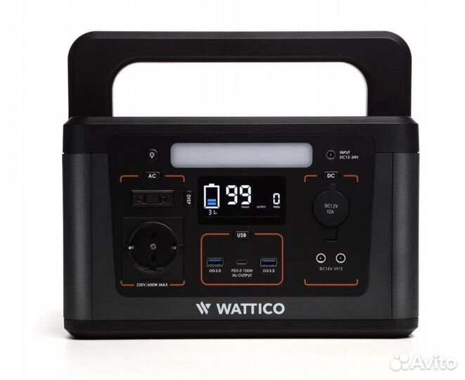 Портативная электростанция Wattico Camp 600 PRO