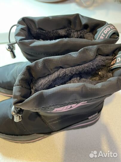 Ботинки дутые для девочки