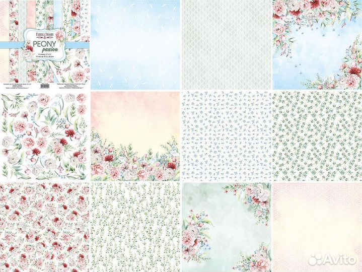 Набор бумаги для скрапбукинга