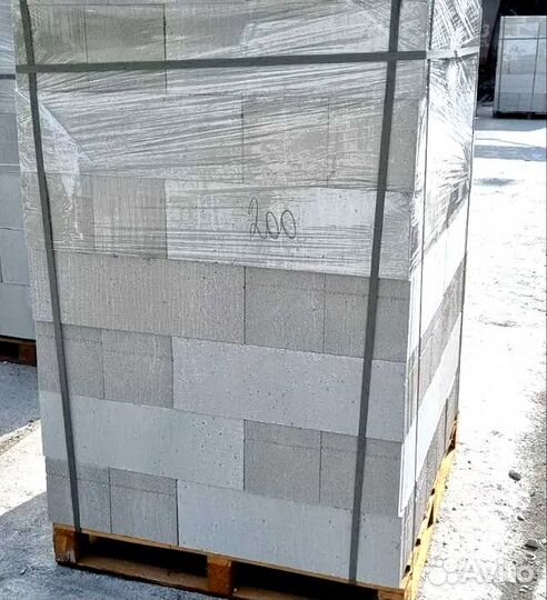 Газоблок 250х200х600