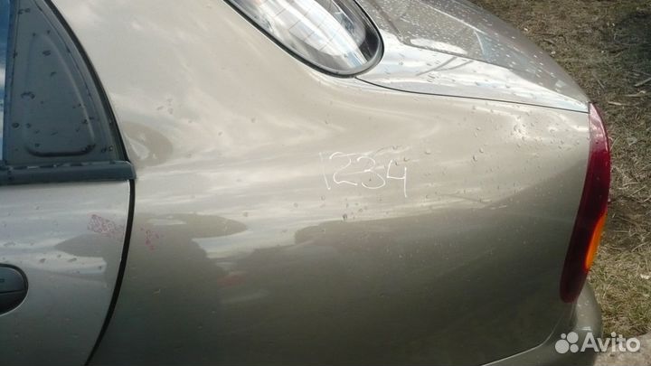 Крыло заднее Шевроле Ланос седан