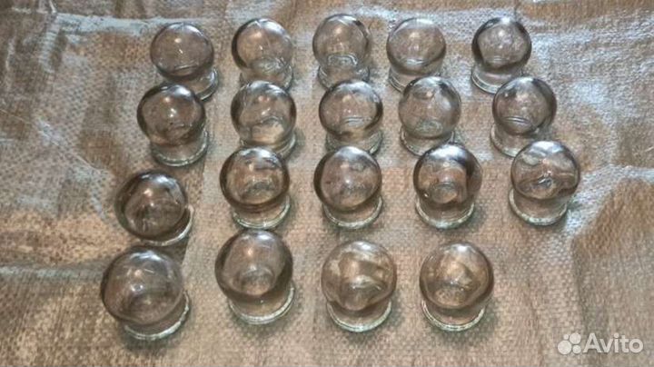 Медицинские банки стеклянные СССР