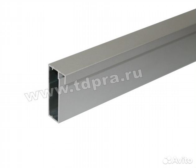 Профиль рамочный алюминиевый квадратный для стекла