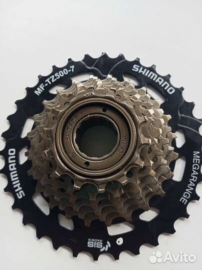 Трещётка shimano MF-TZ500-7 14-34Т, 7 скоростей