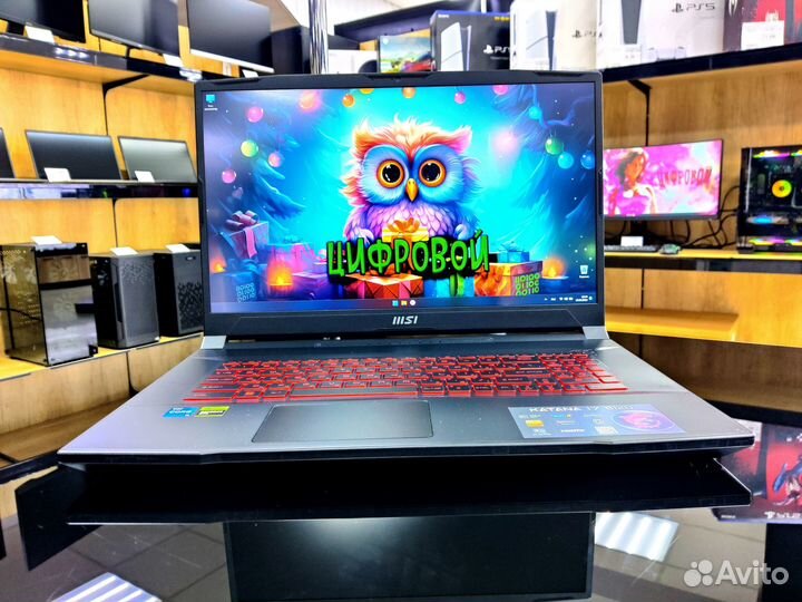 MSI GF76/5-12Gen/DDR5-8Gb/SSD-256Gb/RTX-2050 4Gb