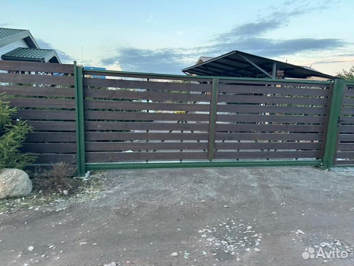 Откатные ворота 4000х2000мм