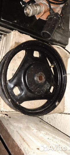 Сузуки lets 4 (летс 4) глушитель, задний диск