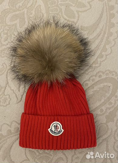 Moncler шапка, шарф новые