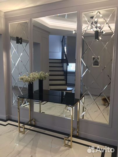 Фацет на стекле и зеркале