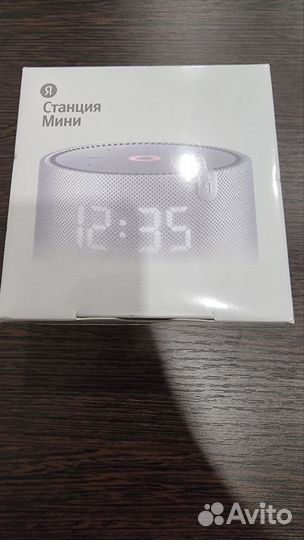 Яндекс Станция Мини с часами с Алисой, серый опал