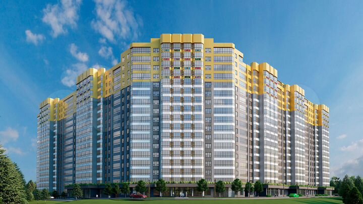 1-к. квартира, 41,1 м², 7/17 эт.