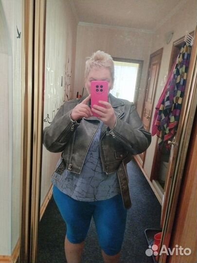 Куртка кожаная