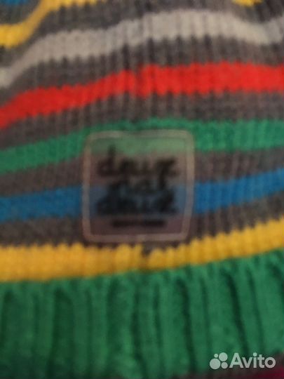 Шапка deux par deux на 18-24 мес