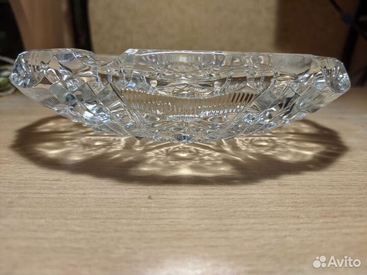 Хрустальная пепельница 4 штуки