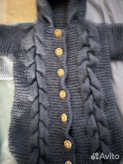 Вязанные конверты поддева для малышей