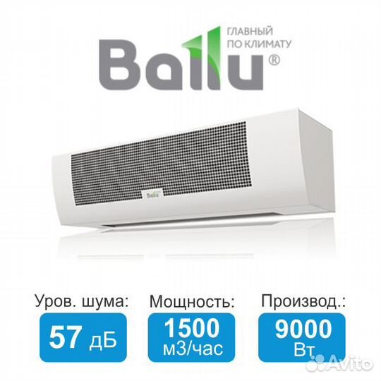 Завеса водяная Ballu BHC-M10W12-PS