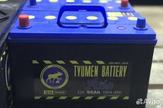 Аккумулятор 95Ah Тюмень 750A Asia D31R пп