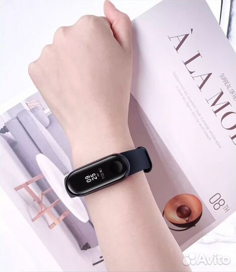 Ремешок для Xiaomi Mi Band 3 и 4 силиконовый