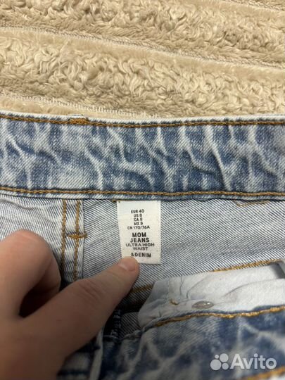 Джинсы H&M mom 46 (M)