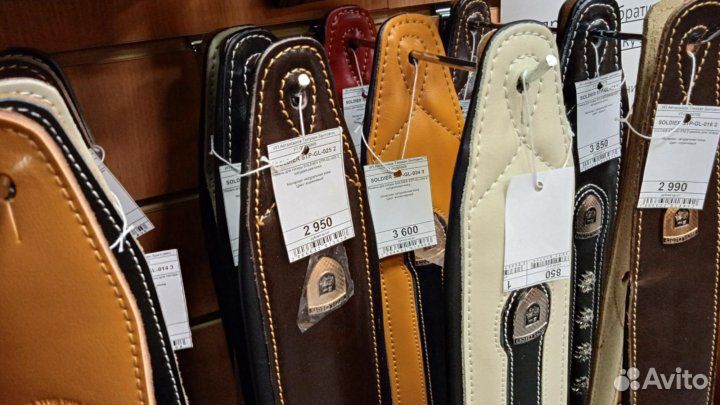 Ремни гитарные басовые укулеле ткань / кожзам