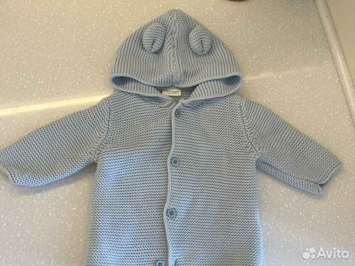 Кофта детская 0-3мес на выписку
