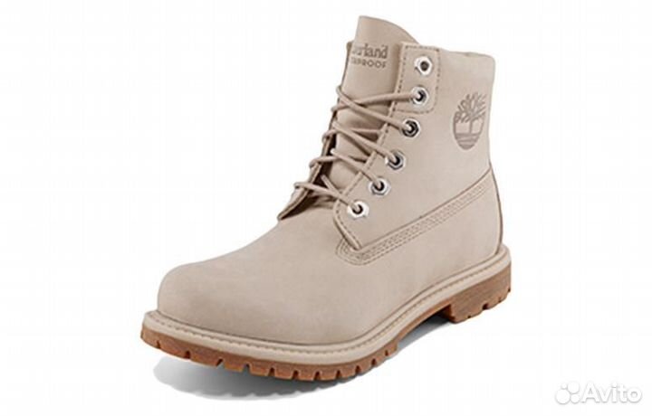 Timberland Nellie 6 Inch Waterproof Boots 'Light Taupe Nubuck' Women's (38,5)