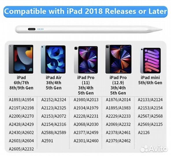 Стилус apple pencil