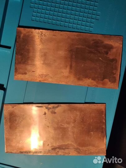 Медная пластина 100х100х1 мм, медная лента 100 мм