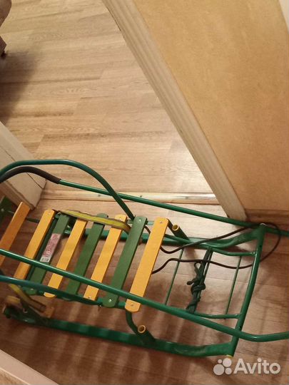 Детские зимние санки с колесами